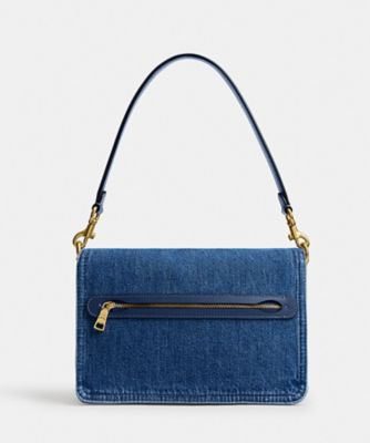 COACH ショルダーバッグ チェーンレーン フラップバッグ トリコ